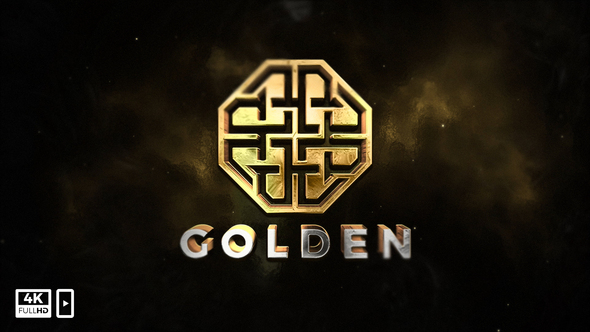 Gold Logo Reveal