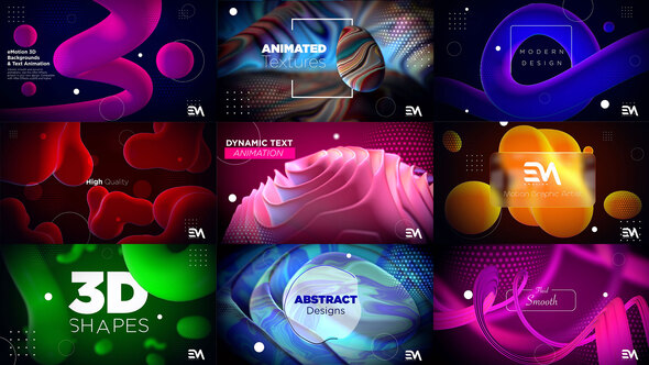 3D Animated Backgrounds by Essron | VideoHive