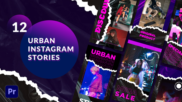 Urban Style Stories | Premiere Pro MOGRT