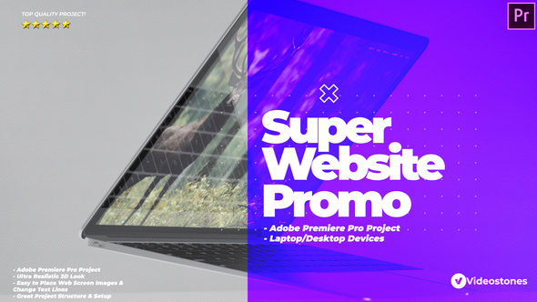 Super Website Promo - Web Showcase Video Premiere Pro