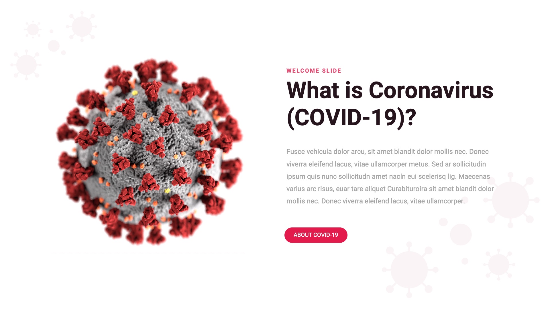 MEDICOVID - Covid Virus & Medical Powerpoint Template, Presentation ...