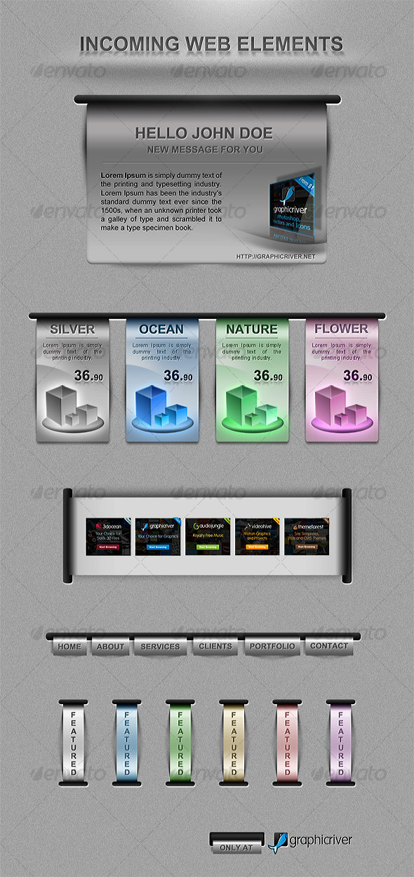 Incoming Pack - Web Elements - Web Elements
