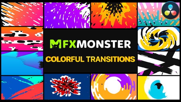 Handy Colorful Transitions | DaVinci Resolve