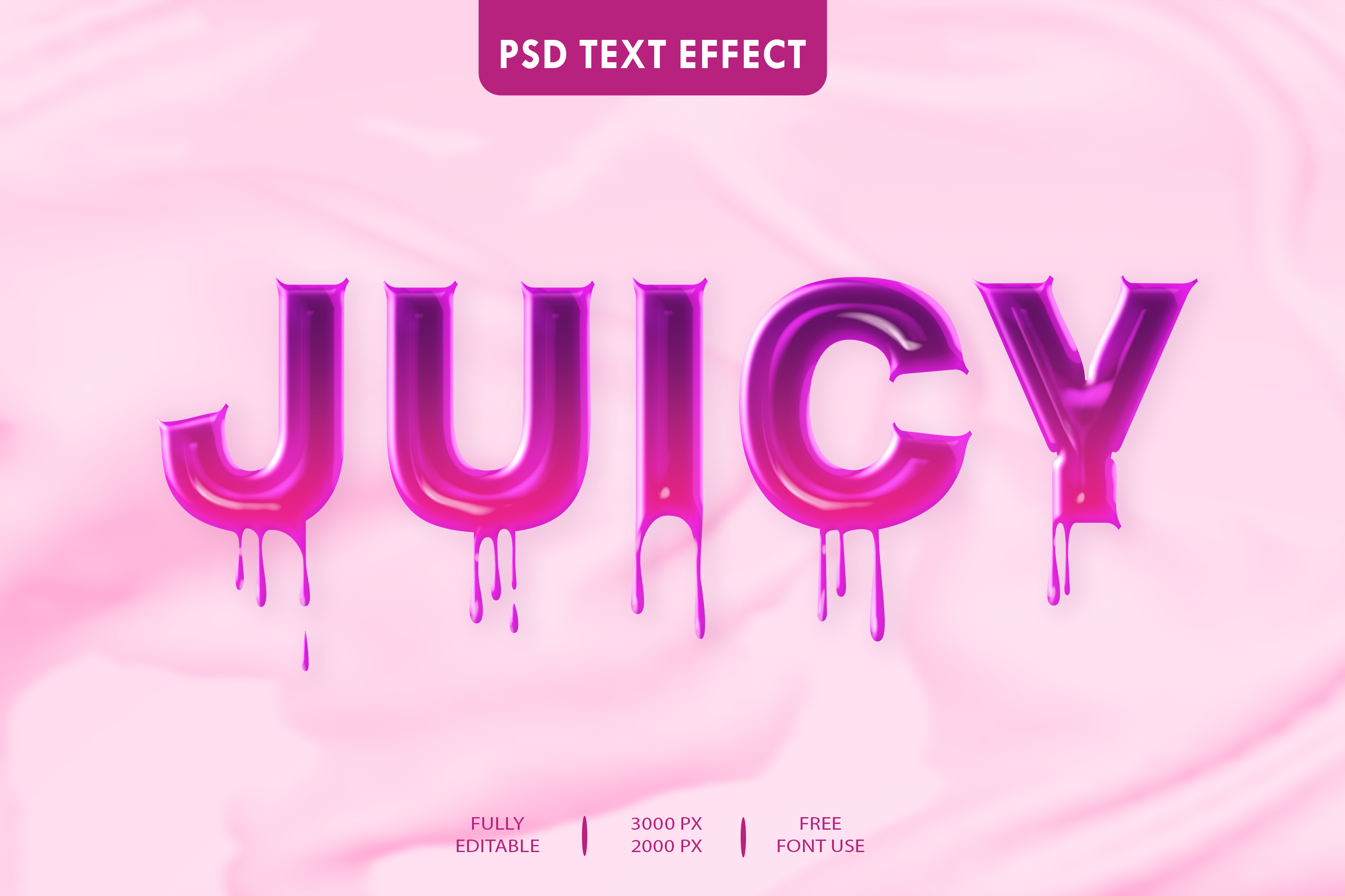 Juicy 3D Text Effect Style, Addons GraphicRiver