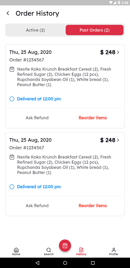 Flutter Grocery App UI Kit by aqeelshamz | CodeCanyon