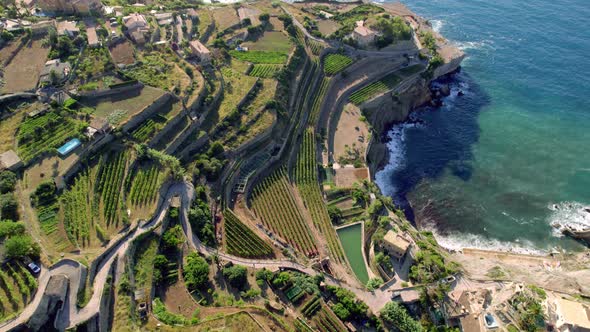 Banyalbufar Village in Mallorca Balearic Islands alt
