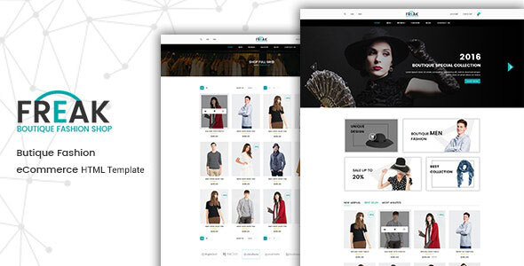 Freak - Fashion HTML Template