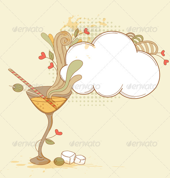 Martini Glass - Food Objects