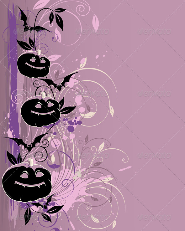 Violet Halloween Background - Halloween Seasons/Holidays