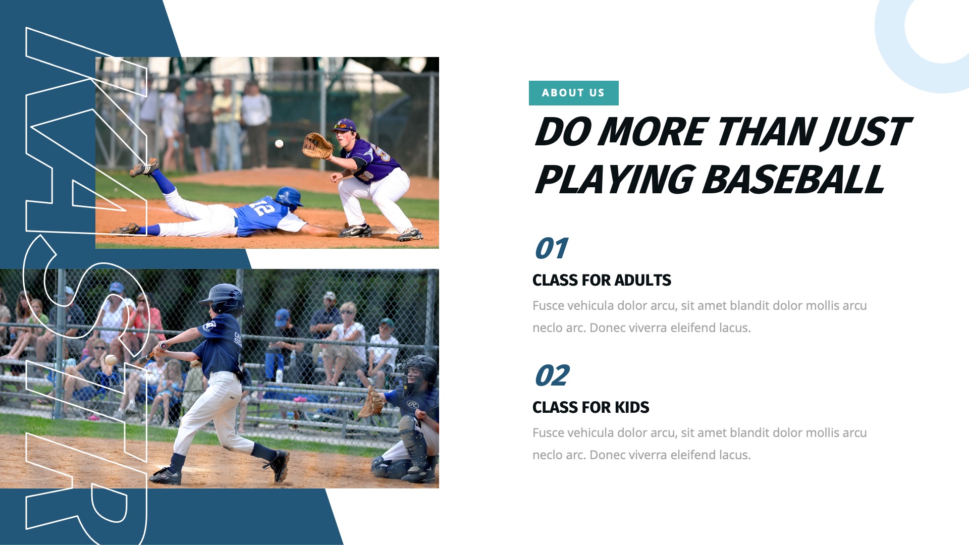 KASTRI - Baseball Sport Google Slides Template, Presentation Templates