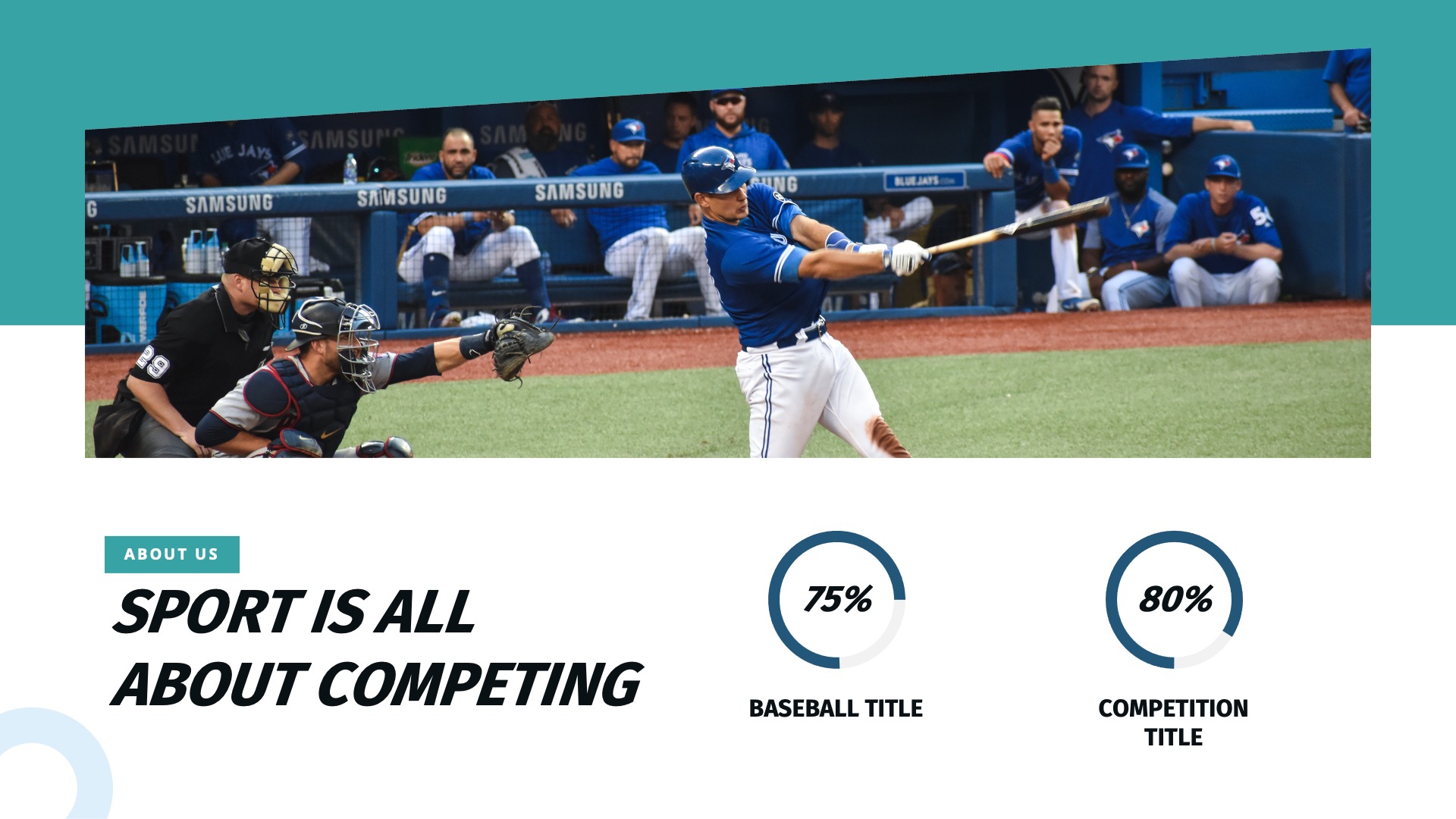 KASTRI - Baseball Sport Google Slides Template, Presentation Templates