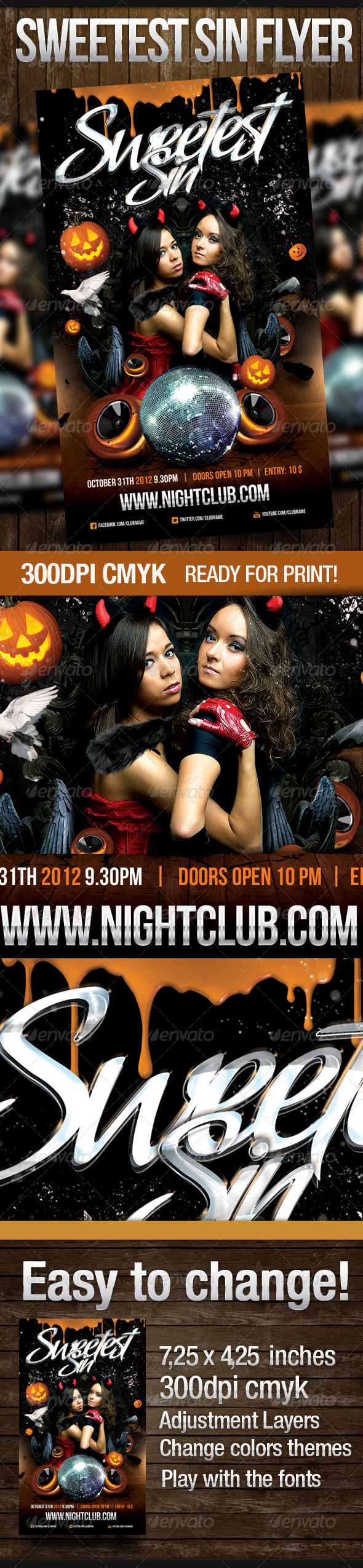 Sweetest Sin - Clubs & Parties Events
