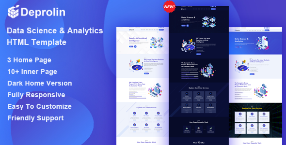 Exceptional Deprolin - Data Science & Analytics HTML Template