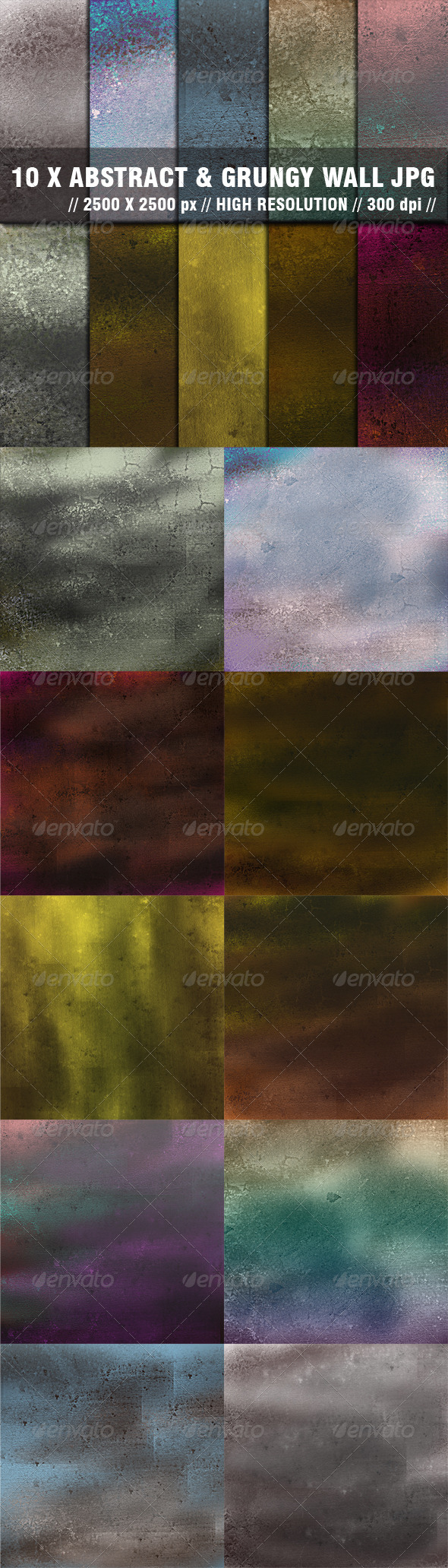 Abstract Grunge Wall - Abstract Backgrounds