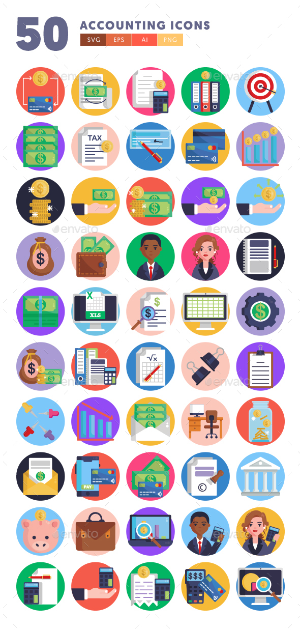 accounting icons