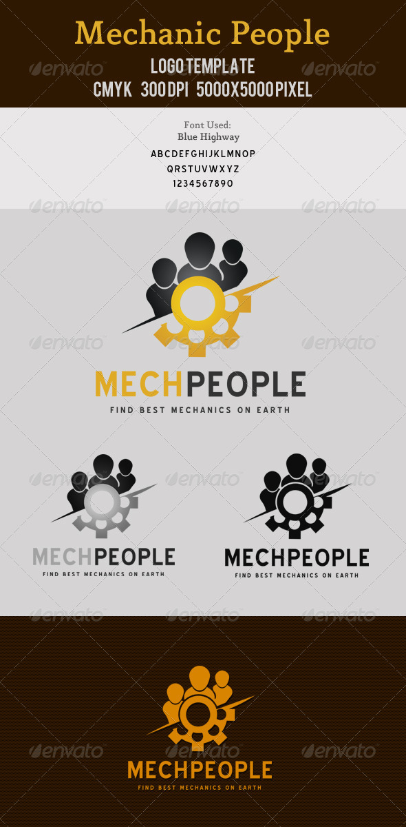Mechanic People Logo - Symbols Logo Templates
