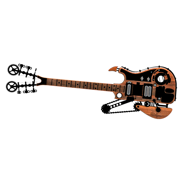 Steampunk Guitar - 3Docean 34456806
