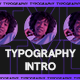 Typography Intro - VideoHive Item for Sale