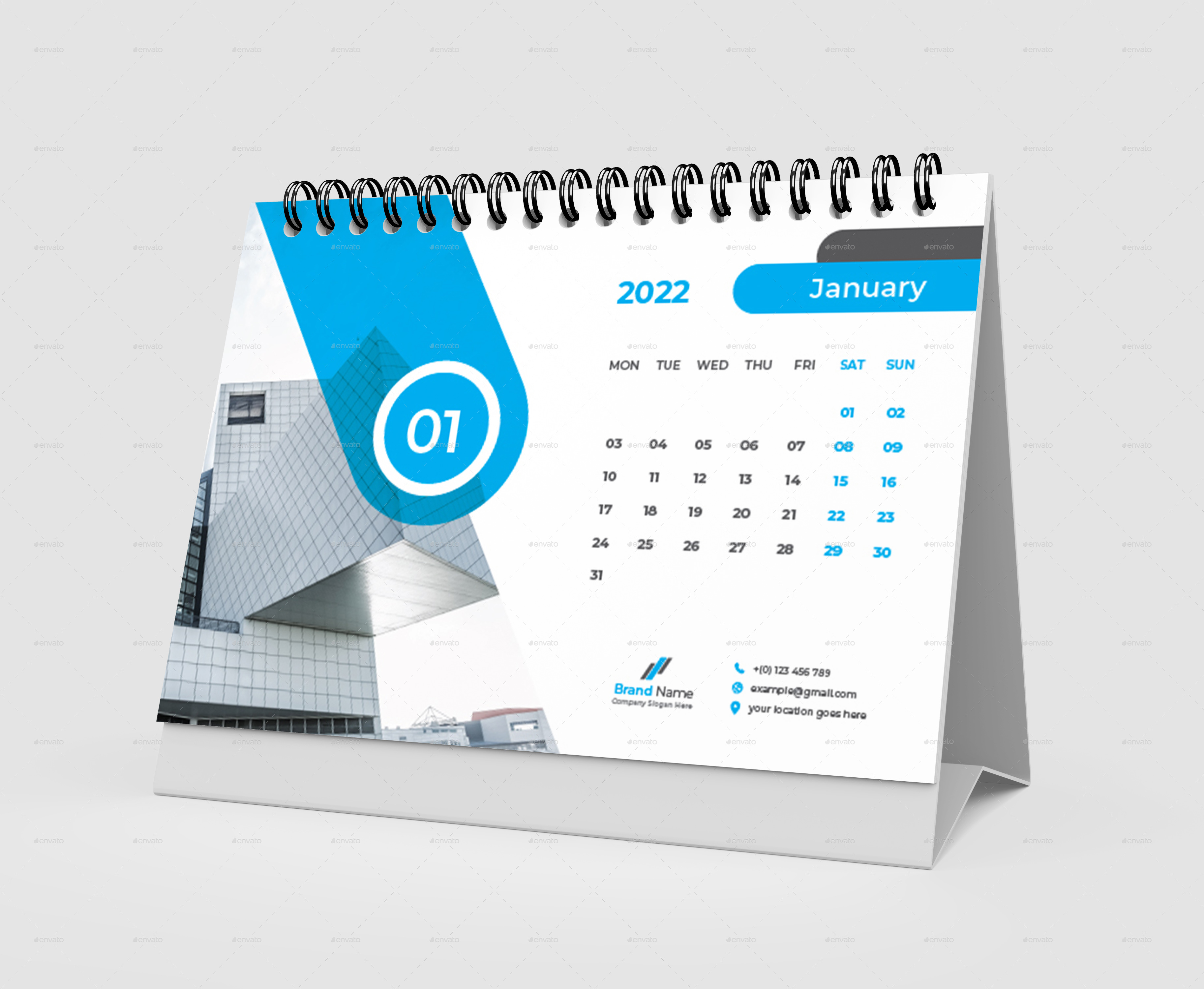 Desk Calendar 2022, Print Templates | GraphicRiver