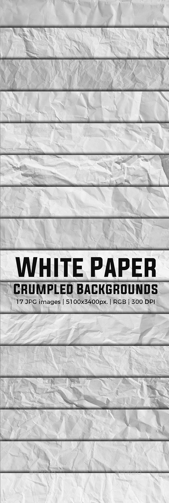 White Paper Crumpled Backgrounds