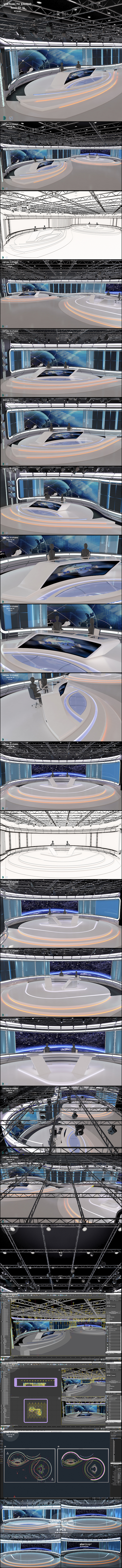 Virtual TV Studio - 3Docean 34466427