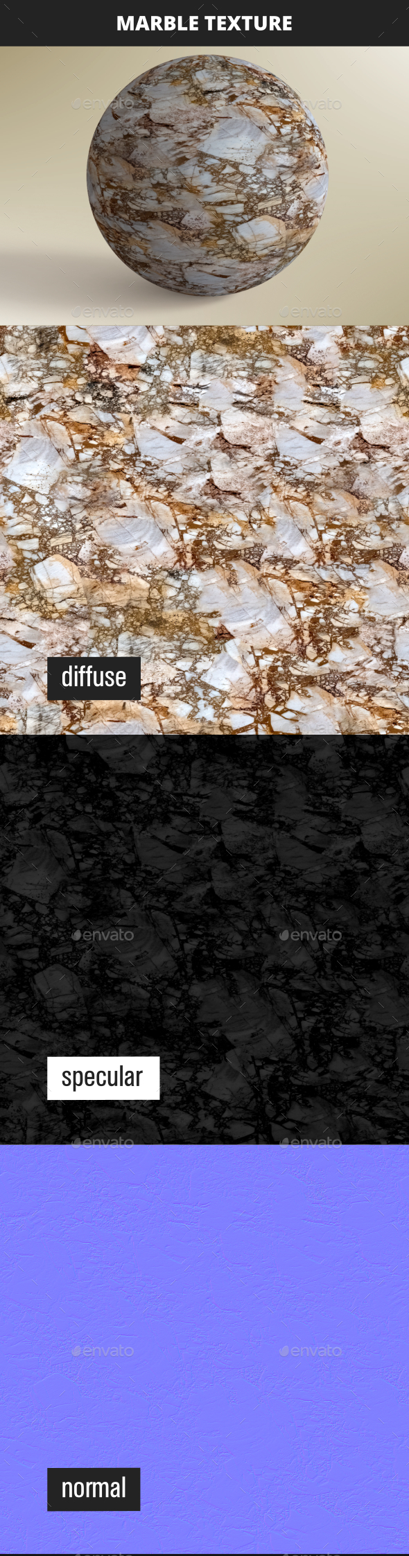 Natural Marble Texture - 3Docean 34468993