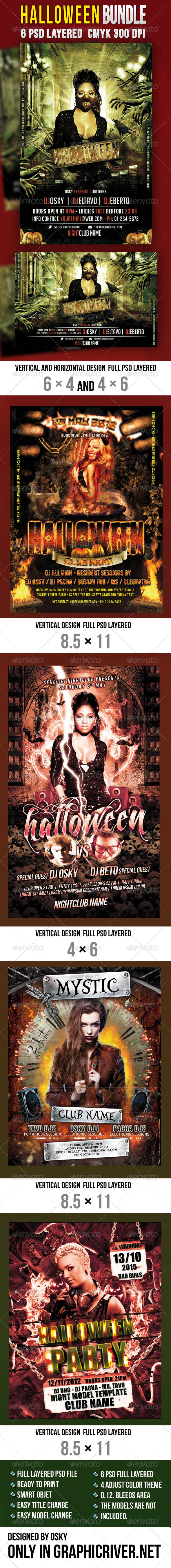 Halloween Bundle - Clubs & Parties Events