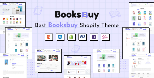 Booksbuy - eBooks , Book Store Shopify Theme