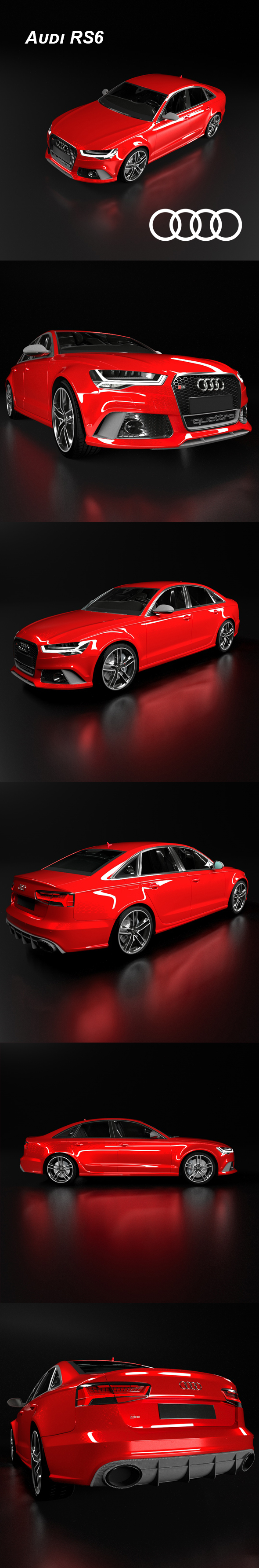Audi RS6 - 3Docean 34477399