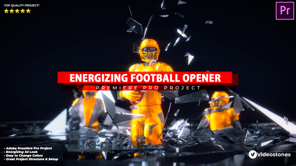 Energizing Football Opener - American Football Intro Premiere Pro