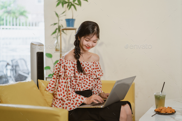 Girl use tablets - Stock Photo - Images