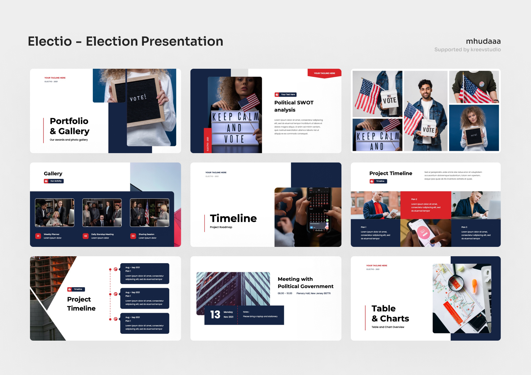 Electio - Election PowerPoint Presentation, Presentation Templates