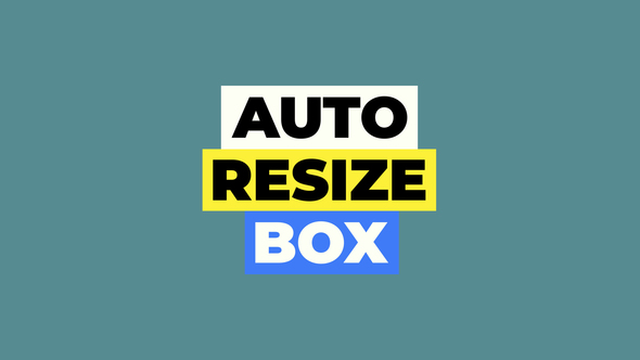 Auto-Resize Titles 1.0 | Premiere Pro Templates