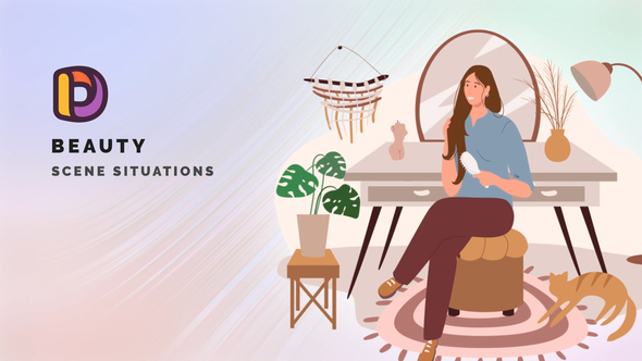 Beauty - Scene Situations Elements template preview
