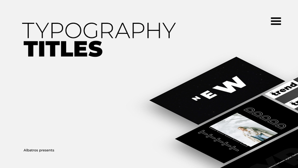 Typography Titles 1.0 | After Effects