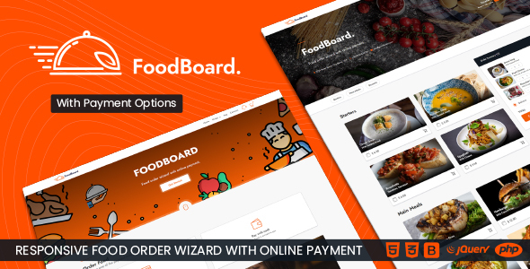 Wondrous FoodBoard | Food Order Wizard with Online Payment