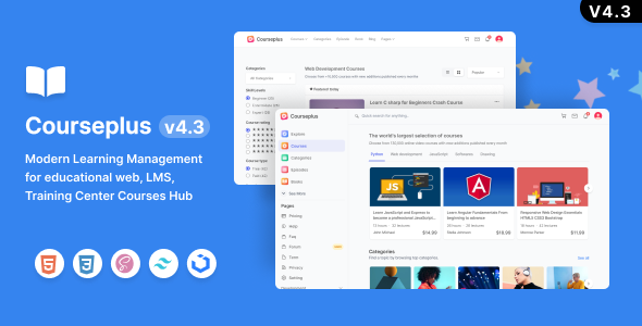 Special CoursePlus - Modern Learning Management HTML template