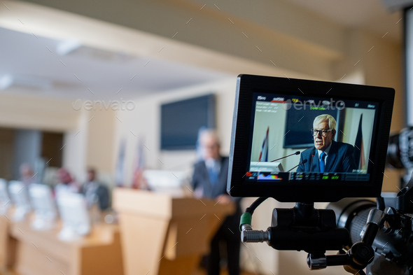 Recording Political Meeting On Camera
