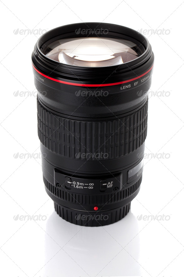 Professional photo lens - Stock Photo - Images