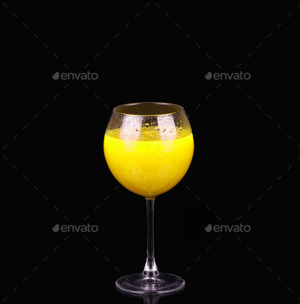 Monkey Gland cocktail, consisting of gin, orange juice, absinthe and