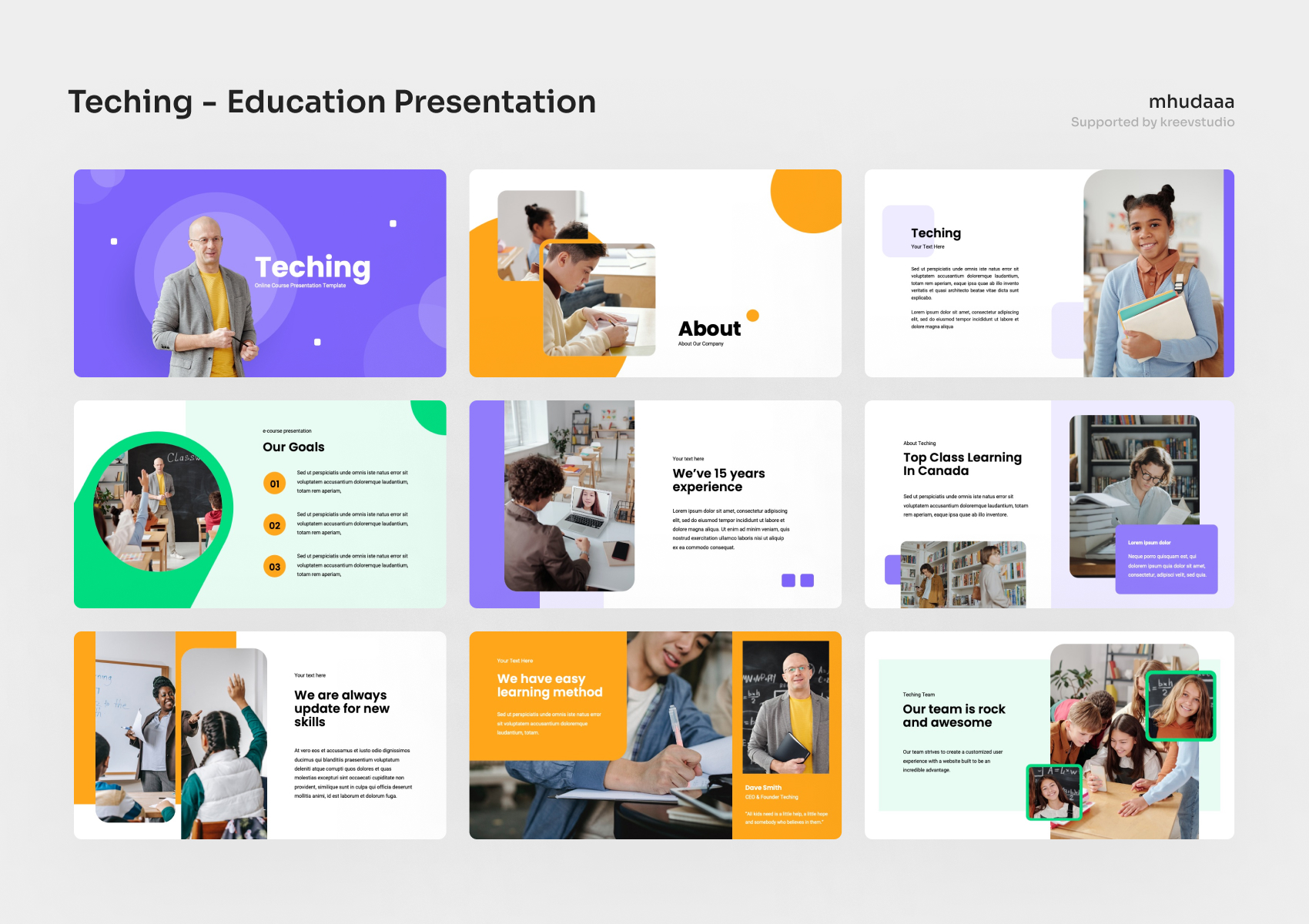 Teching - Education PowerPoint Presentation, Presentation Templates