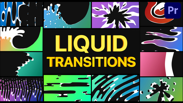 Fresh Liquid Transitions | Premiere Pro MOGRT