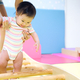 Asian baby learning to walk with mother support for development concept. - PhotoDune Item for Sale