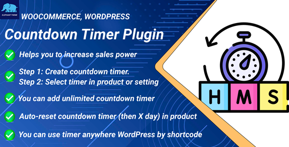 Countdown Timer plugin for WooCommerce and WordPress