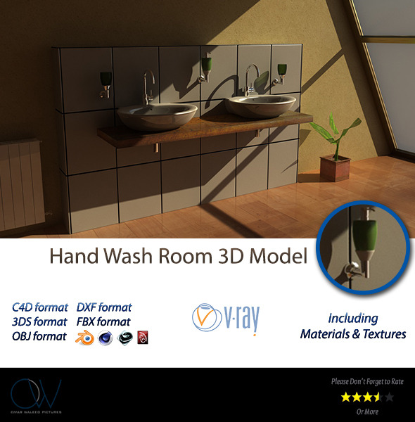 Hand Wash 3D - 3Docean 3115609