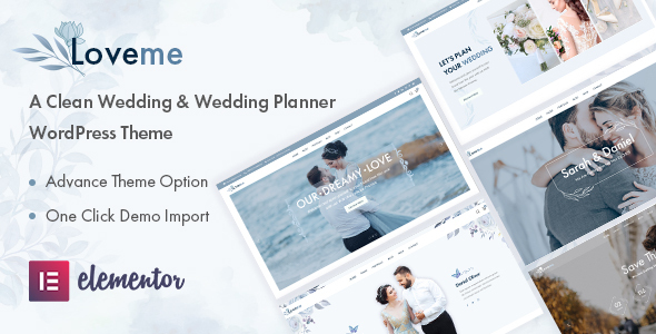 Loveme - Wedding & Wedding Planner WordPress Theme