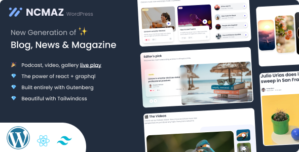 Ncmaz – Blog Magazine WordPress Theme