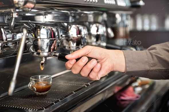 Traditional Italian Coffee Maker Stock Photo - Image of espresso