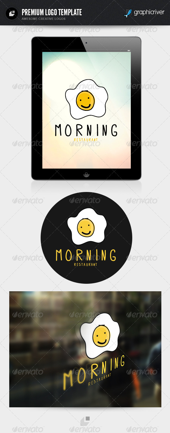 Morning Restaurant Logo - Food Logo Templates
