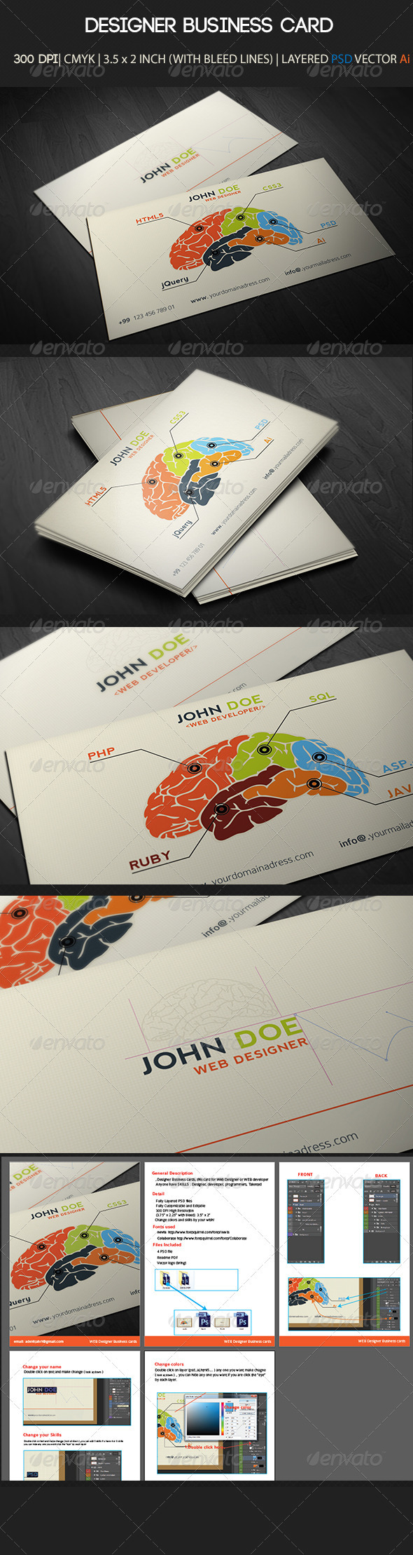 Designer Business Card - Industry Specific Business Cards